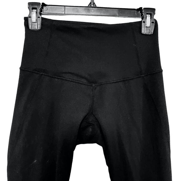 ZELLA Black Cropped Skinny Pull On Workout Athletic Stretch Knit Leggings S - Picture 2 of 16